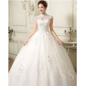 ALL WHITE BALL GOWN